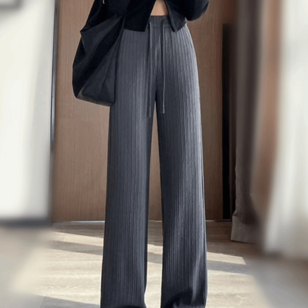 Crinkle Fabric Wide Leg Pants  - Palazzo Pant Wide บทวิจารณ์และราคา
