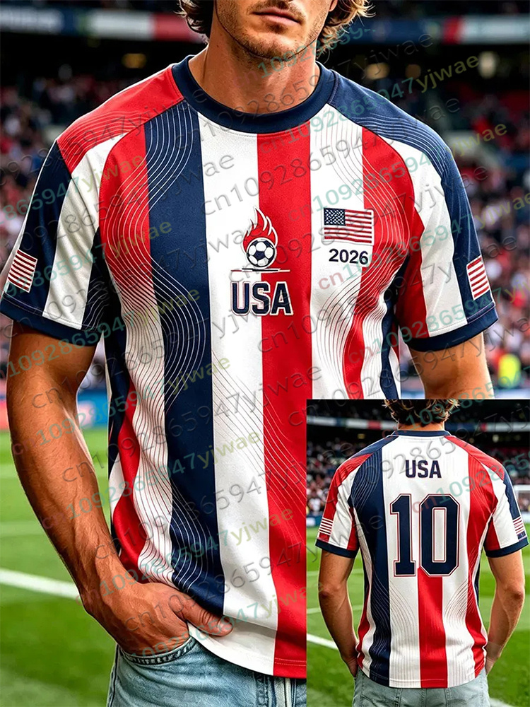 2026 America Soccer Jersey for - Summer Clothing For Teens บทวิจารณ์และราคา